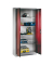 Stahlschrank 08920-00 S10110 lichtgrau, rubinrot 93,0 x 40,0 x 195,0 cm, aufgebaut